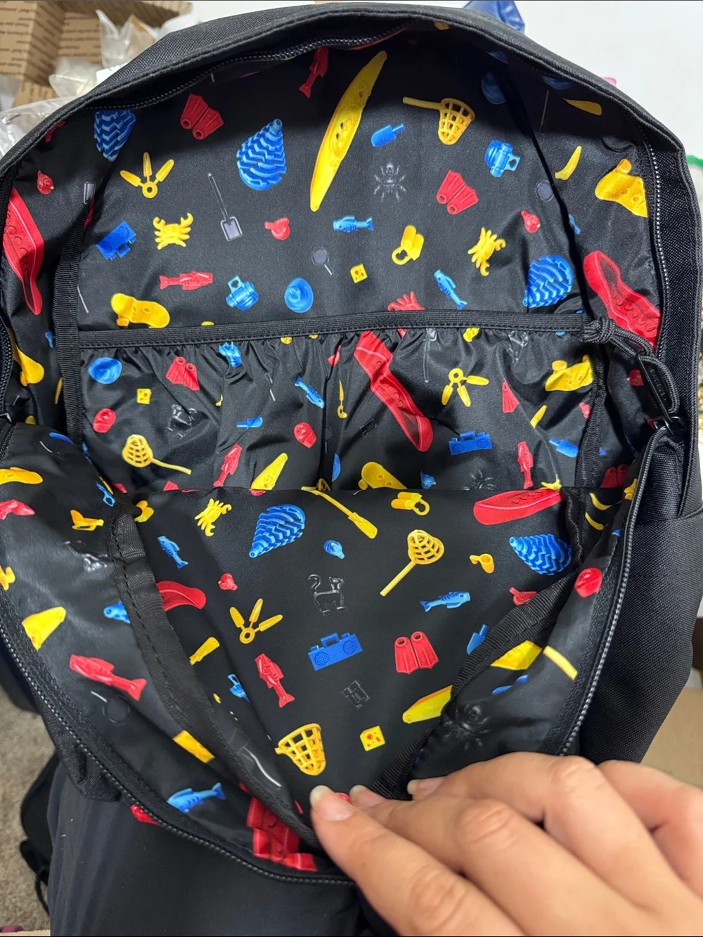 Herschel Supply Co. Scavenger Hunt LEGO Bricks Classic XL Backpack Laptop Sleeve